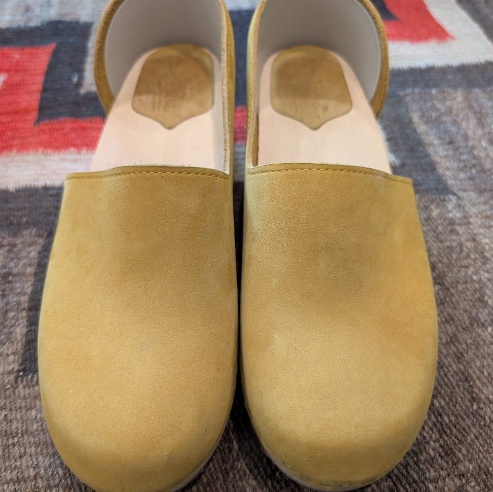 Chic Mustard Mules for Women